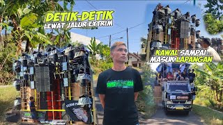 Detikdetik Mahardika RISWANDA🔥Lewati Jalur Extrim‼️Kawal Sampai Masuk Lapangan [upl. by Ahseym]