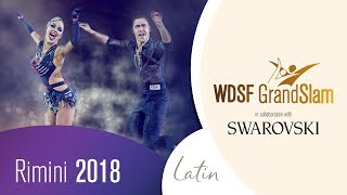 Donadeo  Notaro ITA  2018 GrandSlam LAT Rimini  R2 J  DanceSport Total [upl. by Drugge]