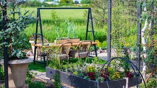 JUNE GARDEN TOUR Part 1  Raised Beds  Kitchen Garden [upl. by Adnolohs899]