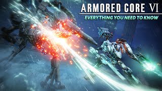 Armored Core 6  ULTIMATE STARTER GUIDE  Mech Types Weapons Combat Tips [upl. by Aivun429]