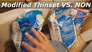 Modified Thinset vs Unmodified Thinset Explained How to Choose Best Mortar for Tiles [upl. by Shaum]