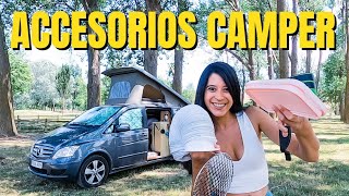 ➕ 30 ACCESORIOS imprescindibles para FURGONETAS CAMPER y AUTOCARAVANAS  Vanlife [upl. by Thilde941]