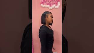 When leave out hair is too long for bob😭naturalhair hairjourney hairtutorials explorepage [upl. by Yornoc930]