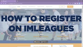 How To Register on IMLeagues [upl. by Ahsiekam]