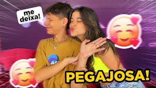 FINGI SER PEGAJOSA POR UM DIA COM O BRAZ [upl. by Datnow]