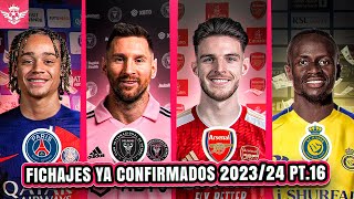 TRASPASOS YA Confirmados Mercado de FICHAJES de Verano 202324 PT16 [upl. by Hubie]