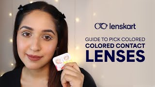 Guide To Pick Colored Contact Lenses  Aqualens  Lenskart [upl. by Bayless]