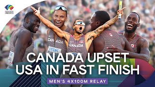 Mens 4x100m Final  World Athletics Championships Oregon 2022 [upl. by Malory]