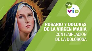 Rosario Siete Dolores de la Virgen María Contemplación de la Dolorosa ⛪ Tele VID [upl. by Caren]