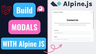 Laravel Modal Using Alpine JS  Livewire 3 [upl. by Pegeen]