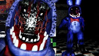 CHASED BY A HUGE VERSION OF WITHERED BONNIE  FNAF 2 3D FREE ROAM Five Nights at Freddys [upl. by Wilcox]