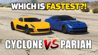 GTA 5 ONLINE  PARIAH VS CYCLONE WHICH IS FASTEST [upl. by Strang]