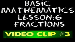 Basic Math Lesson 6  Video Clip 3  Equivalent Fractions [upl. by Care432]