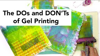 The dos and donts of gel printing [upl. by Oicneconi81]