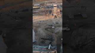 Demolition of San Diego Stadium drone construction stadium [upl. by Forster394]