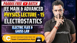 15 Electric flux amp Gauss law  Electrostatics Class 12  JEE Mains amp Advanced [upl. by Aiuqenehs]