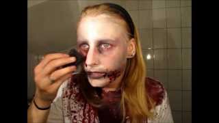 Make Up Tutorial Untoter  Zombie mit Alltagsschminke [upl. by Kimmel756]