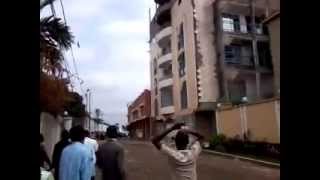 Falling Apartment Building in Kinshasa DR Congo [upl. by Legnaros72]