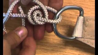 How to tie a tautline hitch primrose Tutorial [upl. by Daney]