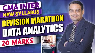 CMA Inter Data Analytics Revision Marathon  New Syllabus [upl. by Anaibib]