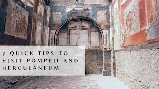 Pompeii How to  Seven easy tips to visit Pompeii and Herculaneum [upl. by Politi]