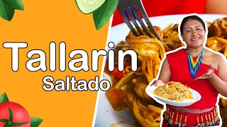 ✅✅ Receta del TALLARIN saltado Chino CASERO  Cocina Paso a paso [upl. by Kimmi]