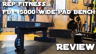 Rep Fitness FB5000 with Wide Pad Review [upl. by Marcelo618]