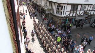 5 Scots marching into Canterbury Cathedral [upl. by Assenat258]