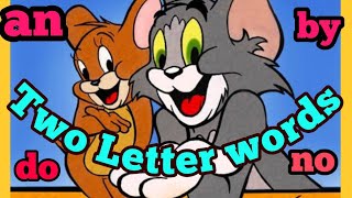 Two letter words for kids Two letter words for kindergarten two letter words [upl. by Galligan]