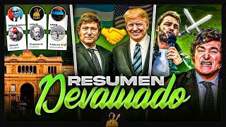 Milei con Trump la Rebelión de Chubut y los Trolls de la Casa Rosada  Resumen Devaluado [upl. by Amoihc]