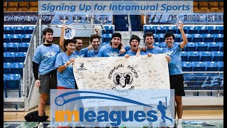 Signing up for Intramural Sports with IMLeagues [upl. by Alford]