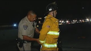 CHP officer handcuffs Chula Vista Firefighter caught on camera by CBS 8 [upl. by Barbee383]