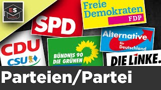 ParteienParteiParteiensystem  Einfach erklärt  NEUES VIDEO IN DER BESCHREIBUNG [upl. by Stearne]