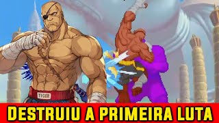 O ATUAL CAMPEÃO NÃO DEU CHANCE NA ESTREIA DO CAMPEONATO  STREET FIGHTER ALPHA 2 [upl. by Stier]