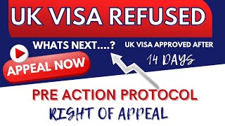 Pre Action ProtocolUK Visa RefusedUK Visa AppealUK Visit VisaUK Refusal AppealVisa Approved [upl. by Naret]