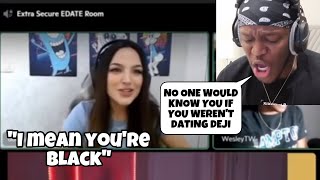 KSI Reacts to Deji’s ExGirlfriend Being Racist… [upl. by Eiser331]