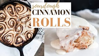 Cozy Winter Baking  Sourdough Cinnamon Rolls [upl. by Margit]