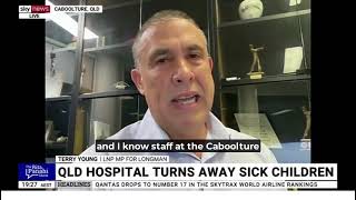 Sky News The Rita Panahi Show  Caboolture Hospital interview Terry Young MP [upl. by Flavia327]