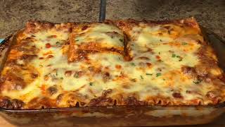 LASAÑA DE CARNE MOLIDA 🧀 LASAGNA Chef Darianny [upl. by Hanschen]