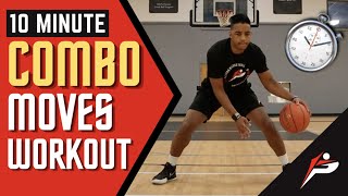 10 Minute Follow Along Dribbling Workout  Improve Your Combo Moves  Pro Training Basketball [upl. by Irbmac]