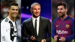 David Beckham ends the Messi vs Ronaldo debate [upl. by Helban605]