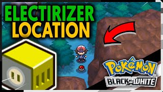 WHERE TO FIND AN ELECTIRIZER ON POKEMON BLACK AND WHITE [upl. by Nyhagen331]