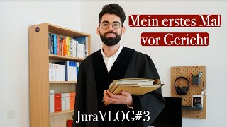 Mein erstes Mal vor Gericht Referendariat  JuraVLOG3 [upl. by Baptlsta676]