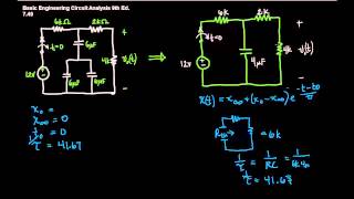 First Order Transient Circuit Analysis [upl. by Down]