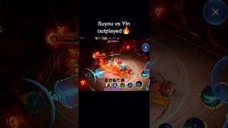 Outplayed Suyou vs Yin 🔥☠️ suyou yin mobilelegends mlbb shorts MobileLegends5v5MOBA 1v1 [upl. by Karly]