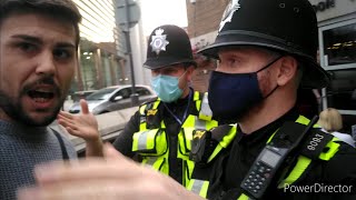 Marti gets put in time out by BTP Ejected from wetherspoons for talking too loud [upl. by Yesdnik]