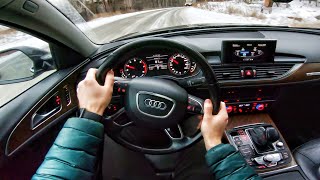 2015 Audi A6 30 AT Quattro  POV TEST DRIVE [upl. by Yssirhc]