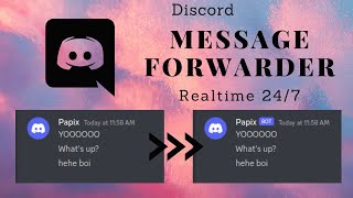 2024  Forward Discord Messages from One Channel to Another Without Admin Privileges 247 🔥🔥 [upl. by Chancelor]