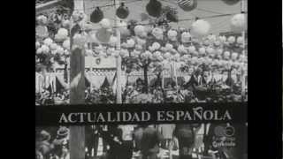 FERIA DE ABRIL DE DE SEVILLA DE 1964 INCENDIO EN VARIAS CASETAS [upl. by Yziar]