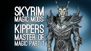 Skyrim Remastered Mods Lets Play Skyrim PS4 Magic Mod  KIPPERS MASTER OF MAGIC PART 12 [upl. by Ytrebil]